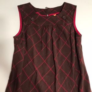 Brown Schoolgirl Sheath Dress